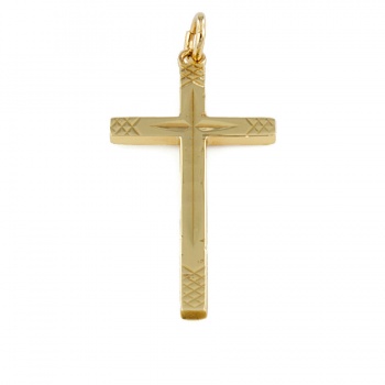 9ct gold 2.2g Cross Pendant